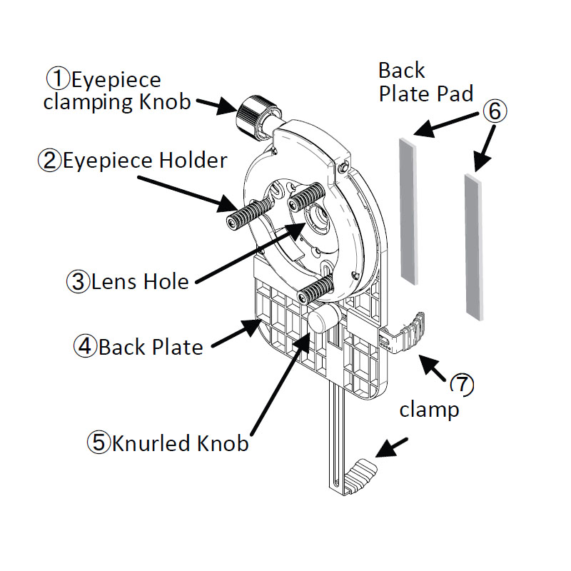 Microscope Smartphone Adaptor PREMIUM Self Centering