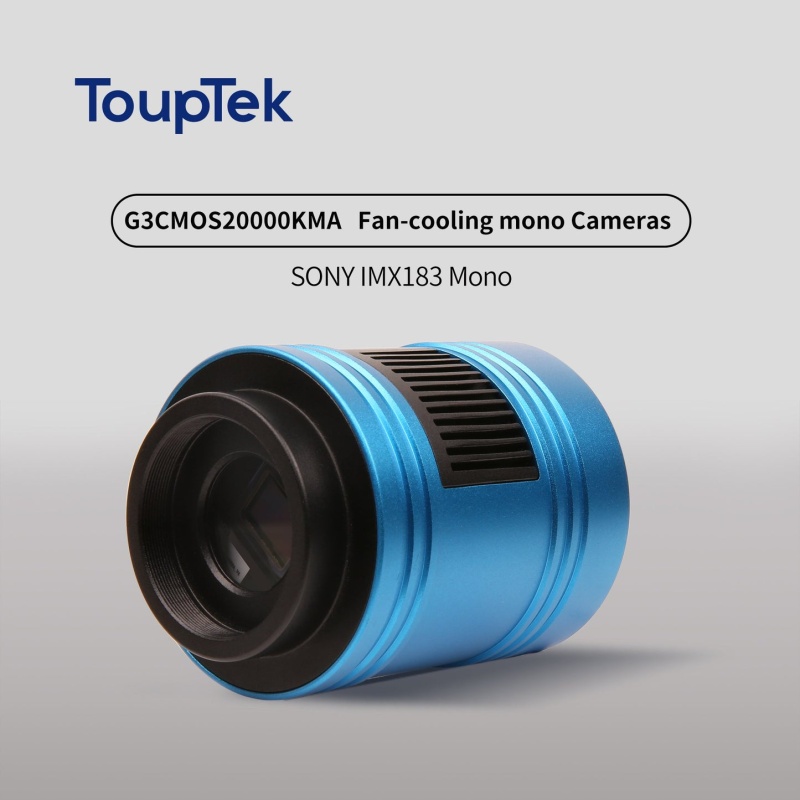 ToupTek IMX183 20MP Fan-Cooling Mono Camera